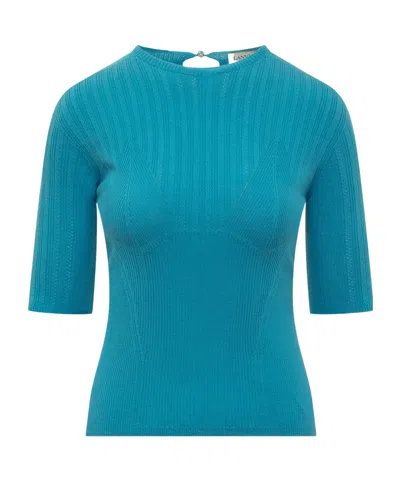 LANVIN ROUND-NECK RIBBED SWEATER