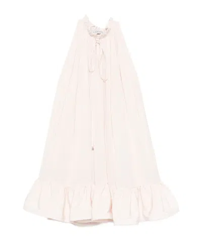 LANVIN ROUND NECK SLEEVELESS DRESS