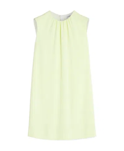 Lanvin Round-neck Sleeveless Minidress In White