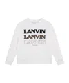 Lanvin Kids Sweatshirt In White