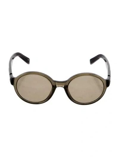 Pre-owned Lanvin Round Tinted Sunglasses In Gray