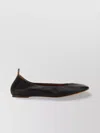 Lanvin Leather Ballerinas In Black