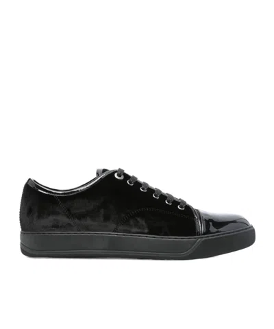 LANVIN ROUND-TOE SNEAKERS