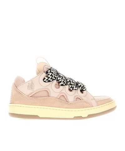 LANVIN ROUND-TOE SNEAKERS