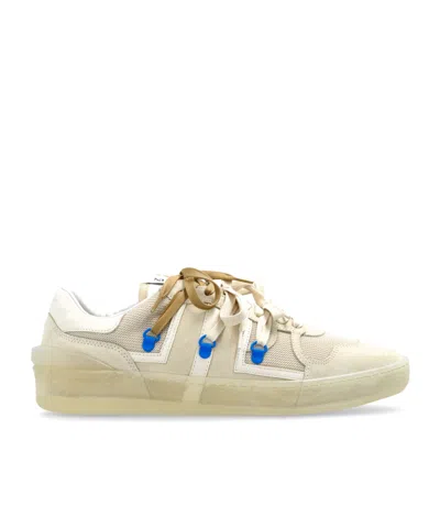 Lanvin Lace-up Panelled Sneakers In Multi