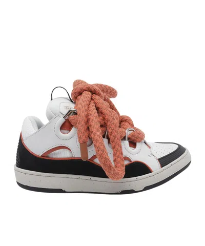 Lanvin Round-toe Sneakers In White