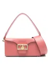 Lanvin Ruby Pink Foldover Top Bag In Multi