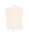 Lanvin Ruffled Tie Blouse In Neutral