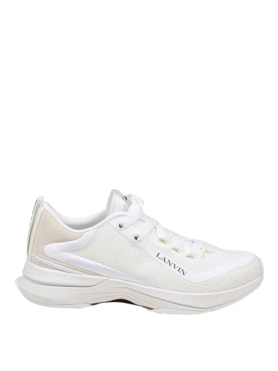 Lanvin Runner Sneakers In White