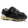 Lanvin Runners Ds Sneakers In Black Suede And Leather In Black