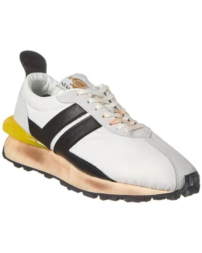 Lanvin Running Leather Sneaker In White