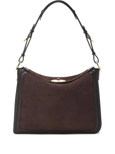 LANVIN SAC COMPAGNON SUEDE SHOULDER BAG