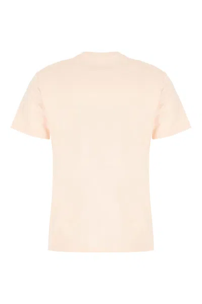 Lanvin Salmon Cotton T-shirt In Powder Pink