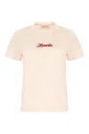 Lanvin Salmon Cotton T-shirt In Powder Pink