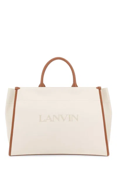 Lanvin Handbags. In Beige O Tan