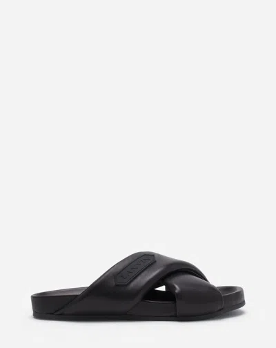 Lanvin Sandales Tinkle  En Cuir Pour Femme In Black