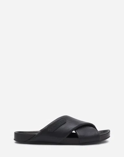 Lanvin Sandales Tinkle  En Cuir Pour Homme In Noir