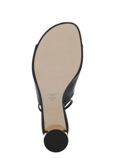 Lanvin Sandals In Blackgold