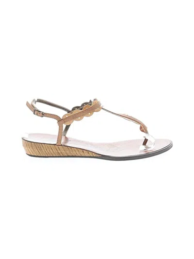 Pre-owned Lanvin Sandals In Brown