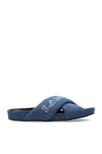 Lanvin Sandals In Denimbl