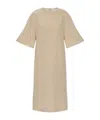 Lanvin Wool Blend T-shirt Dress In Nude