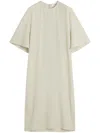 Lanvin Wool Blend T-shirt Dress In White