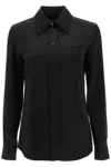 Lanvin Women Crepe De Chine Shirt In Black (black)