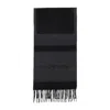 Lanvin Squared Logo 35x180 Scarf Men In Black