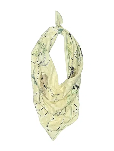 Pre-owned Lanvin Scarf In Green