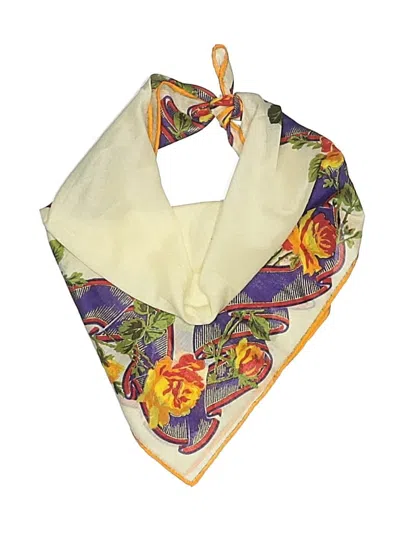 Pre-owned Lanvin Scarf In Ivory
