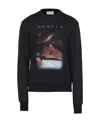 Lanvin Sci-fi-print Sweatshirt In Black