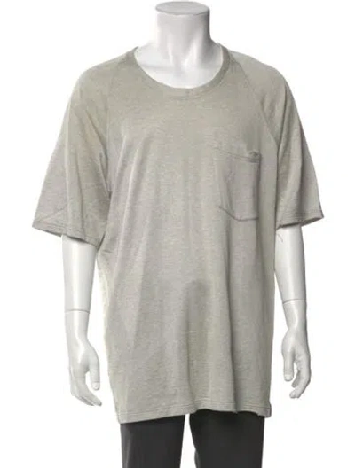 Pre-owned Lanvin Scoop Neck Short Sleeve T-shirt In Gray