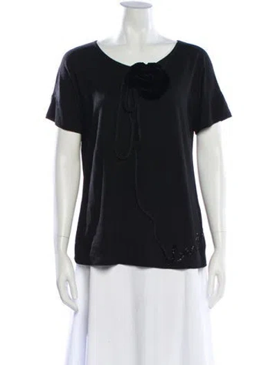 Pre-owned Lanvin Scoop Neck Short Sleeve T-shirt In Multi