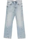 Lanvin Jeans With Stitching Detail In Blau