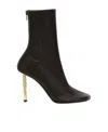Lanvin 'sequence' Stiletto Heel Ankle Boots In Black