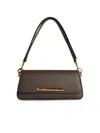 Lanvin Sequence Shoulder Bag In Brown