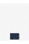 Lanvin Leather Cardholder In Petrol Blue