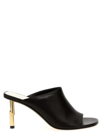 Lanvin 'sequence' Mules In Brown