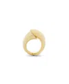 Lanvin Sequence Rhinestone Ring In Gold/crystal