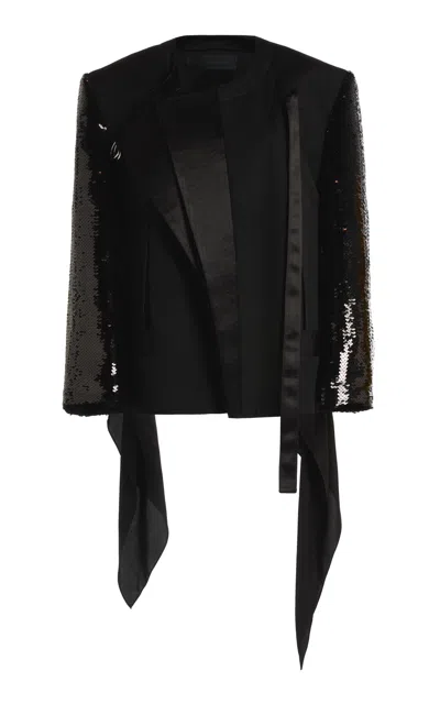 Lanvin Sequined Wool Jacket