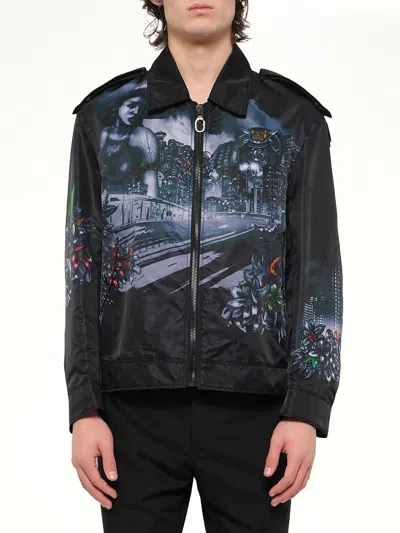 Lanvin Shilder Jacket In Blue