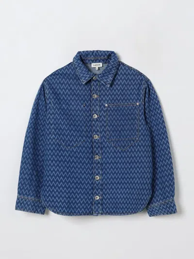 Lanvin Babies' Shirt  Kids Color Blue