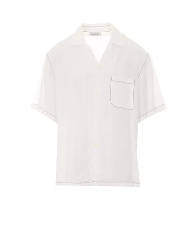 Lanvin Mother And Daughter Printed Shirt In White