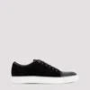 Lanvin Splicing Casual Sneakers In Black