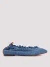 Lanvin La Ballerine En Denim Pour Femme In Denim