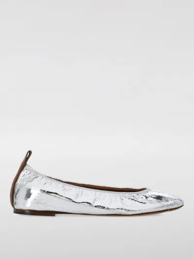 LANVIN BALLET FLATS LANVIN WOMAN COLOR SILVER,G14432061