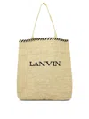 LANVIN LANVIN SHOPPING BAG WITH LOGO