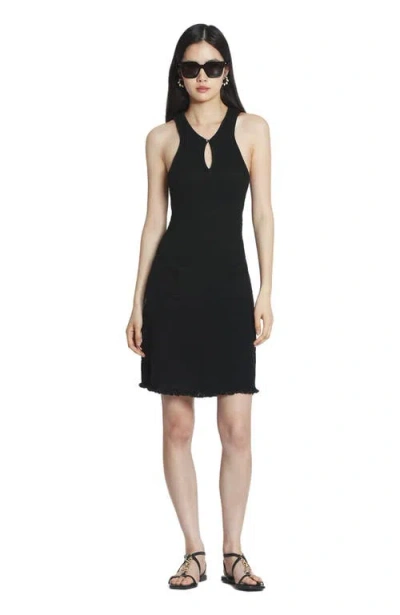 Lanvin Short Cotton Dress In Black