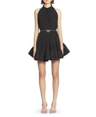 LANVIN SHORT DRESS WITH RUFFLES