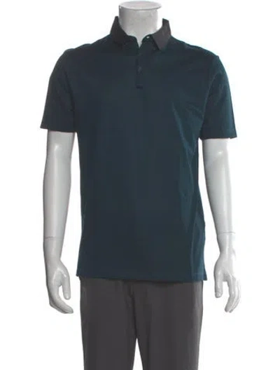 Pre-owned Lanvin Short Sleeve Shirt In Blue